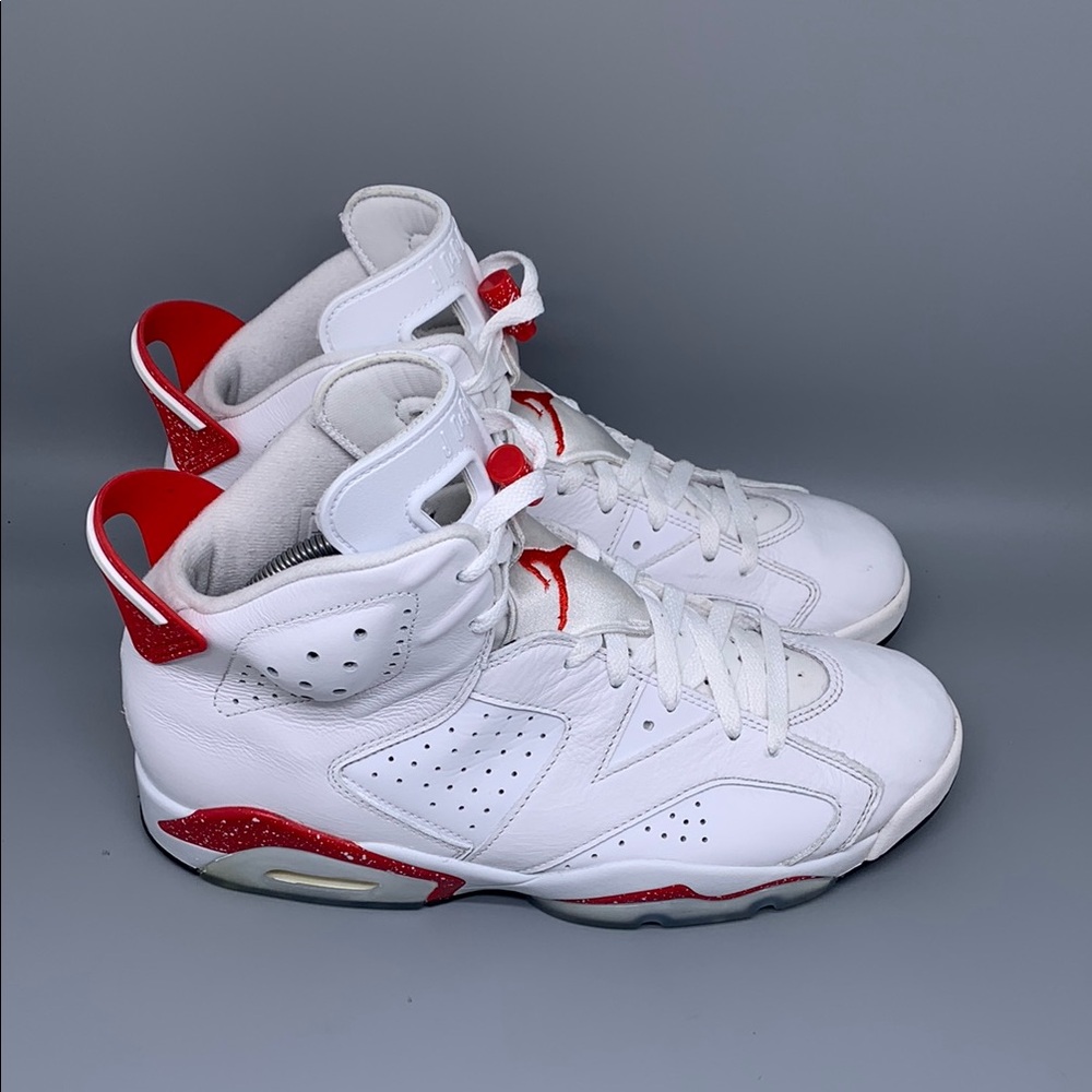 Jordan 6 Retro Red Oreo Basketball Shoes CT8529-162 Men's‎ Sz 10 EU 44